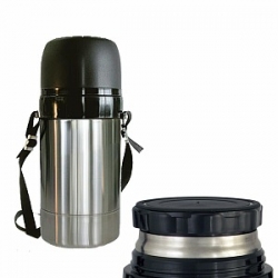 Термос 0.75 л. Дорожный /нерж./ 1с667 Термос 0.75 л. Дорожный /нерж./ 1с667